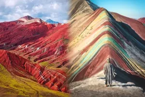 Montaña de Colores y el Valle Rojo