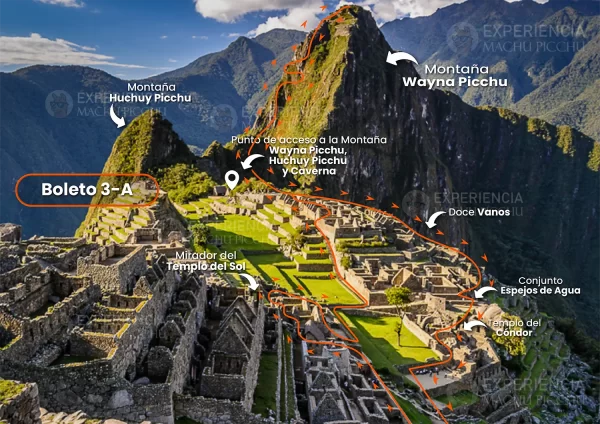 Circuito, Ruta o Boleto 3-A, Machu Picchu